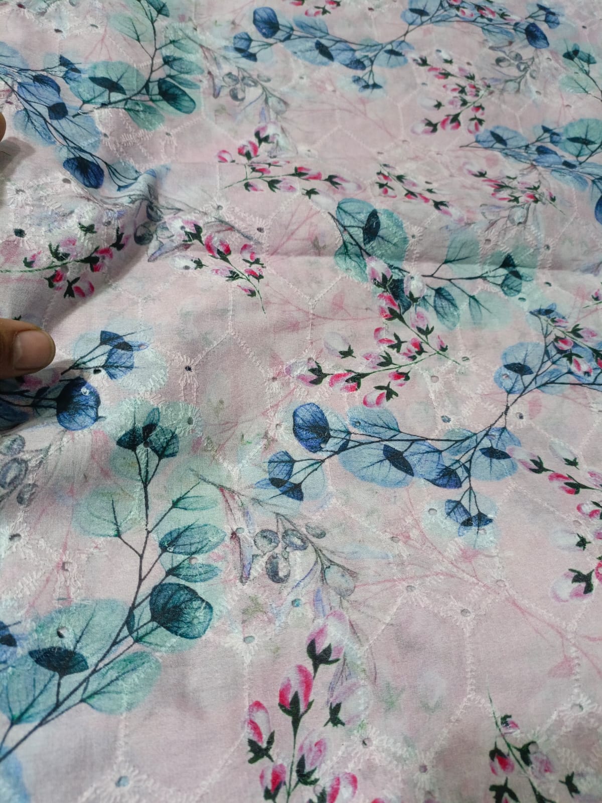 Bareeza Style Chicken Kari Unstitched Shirt