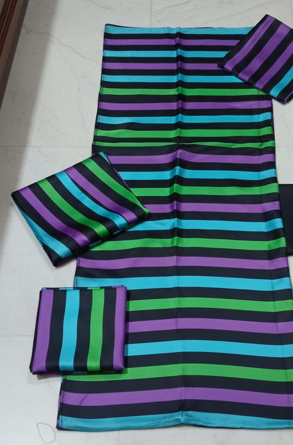 Shamoz Silk Unstitched Suit – Premium Quality Fabric for Women - Image 2
