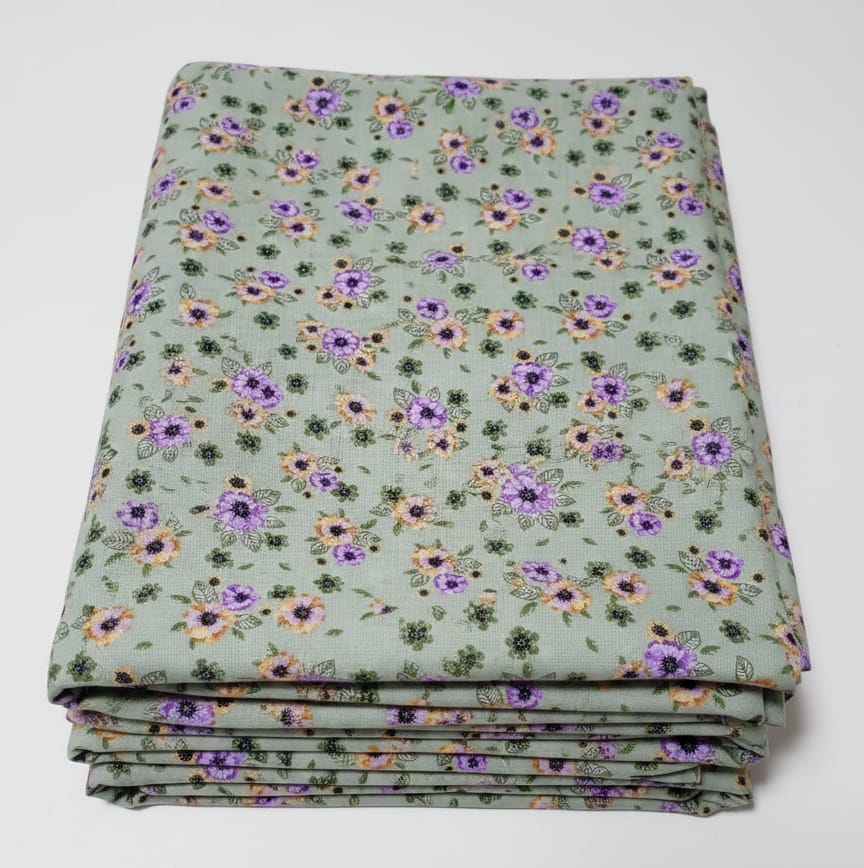 Stone Linen Printed Unstitched Suit – Lightweight & Breathable Fabric - Image 2
