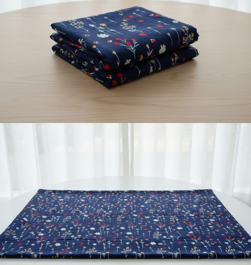 Stone Linen Printed Unstitched Suit – Lightweight & Breathable Fabric - Image 2