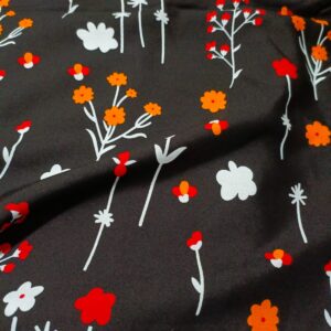 Stone Linen Printed Unstitched Suit – Lightweight & Breathable Fabric