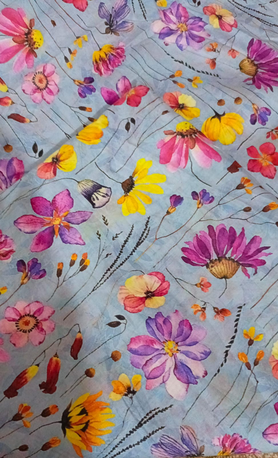 Bareeza lawn two piece all over